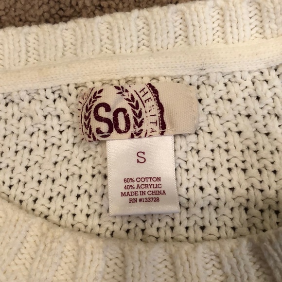 SO Crop Sweater - Picture 3 of 4